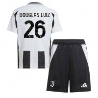 Juventus Douglas Luiz #26 Replika babykläder Hemmaställ Barn 2024-25 Kortärmad (+ korta byxor)